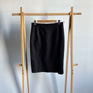 MAXMARA Black Pencil Skirt with zip slit